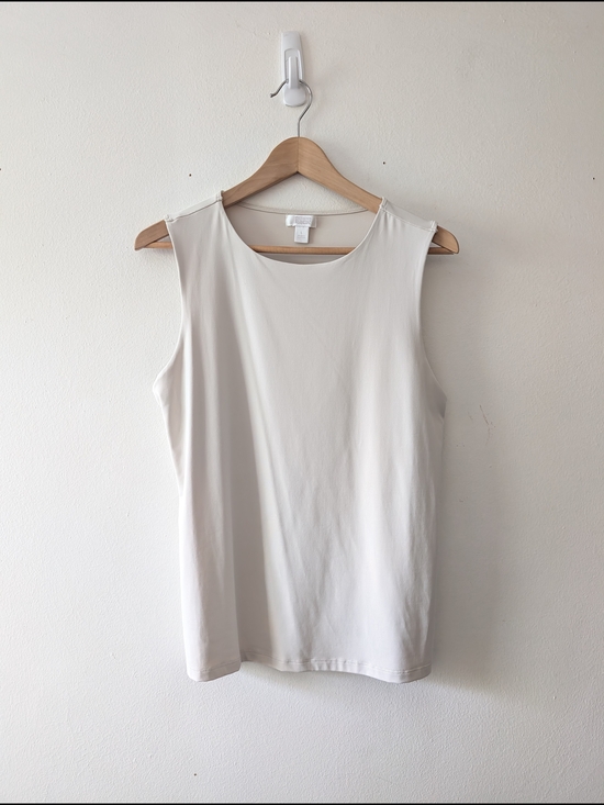 Nordstrom Rack Tops - NWT Nordstrom Rack Cream Sleeveless Stretch Top Size Large L